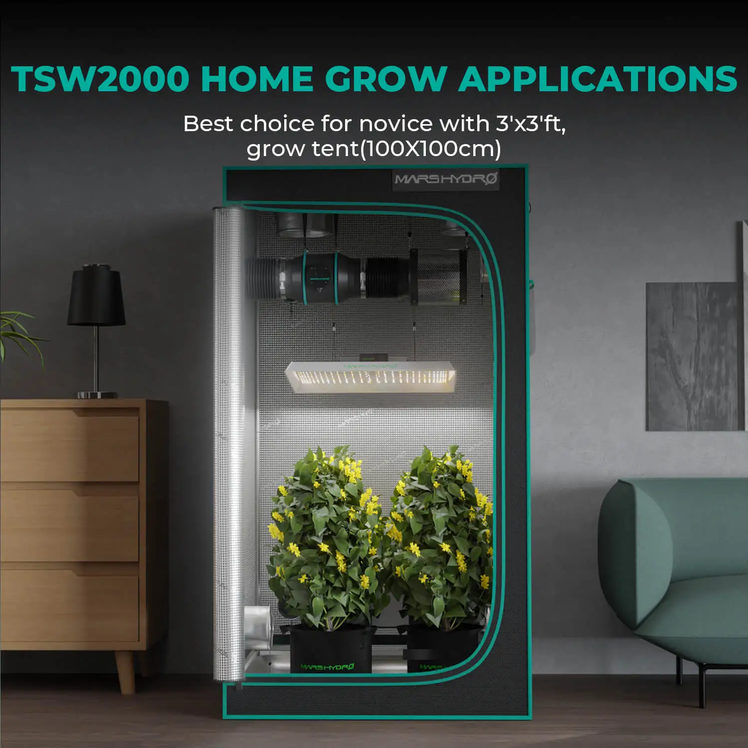 Фітолампа Mars Hydro TSW-2000 300W - Зображення 6